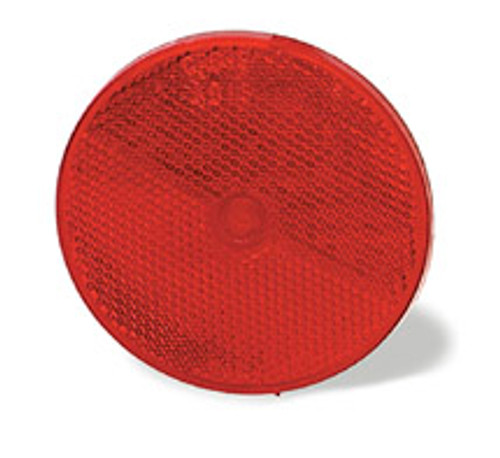 41012 REFLECTOR 2'' ROUND RED SEALED CENTER-MOUNT