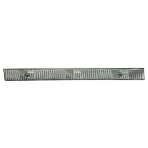 Grote 41121 - 12 Inch Silver Rectangular Reflector Strip, Screw or Stick-On, DOT-C, FMVSS 108