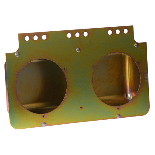 Grote 43655 - Steel Bracket Closed Back Mounting Module For 4 Inch Round Lights, Yellow Zinc