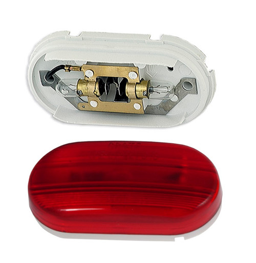 45262 CLR/MKR LAMP RED DURAMOLD 2