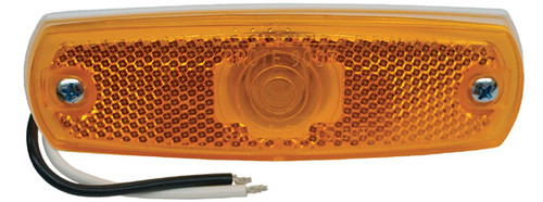 45713 CLR/MKR LAMP YELLOW LOW-PROFILE W/O BEZEL