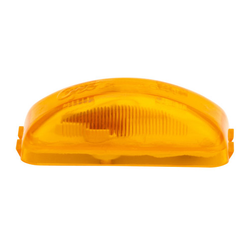 Grote 46413 - 3 Inch Amber Rectangular Clearance Marker Light, Polycarbonate Lens, Grommet/Bracket Mount