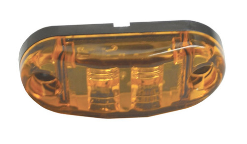 47013 CLR/MKR LAMP 2.5'' OVAL YELLOW SUPERNOVA LED