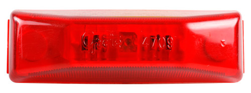 Grote 47092 - SuperNova LED Red Clearance Marker Light, Polycarbonate Lens, White Housing