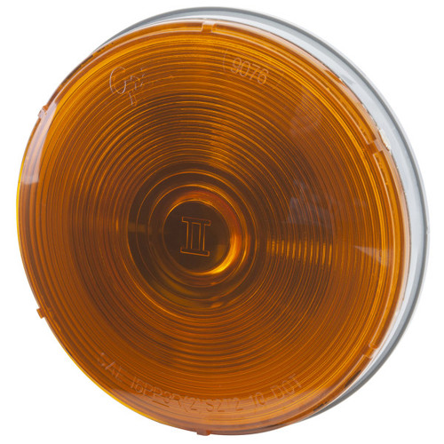 Grote 53103 - 4 Inch Amber Stop Tail Turn Lamp, Torsion Mount II, Male Pin
