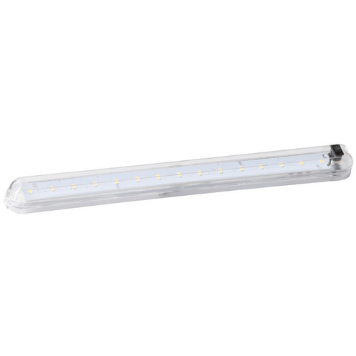Grote 60591 - Led Slimlite Courtesy Light, Clear With Switch, Polycarbonate Interior Dome Lamp