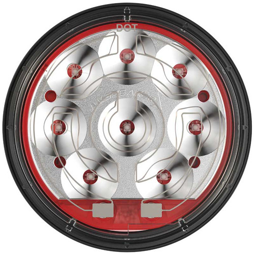 0346261 RED LED 4" ROUND HEATED STT