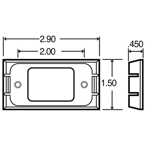 00802 MODEL 15 BLACK ADAPTER MOUNT