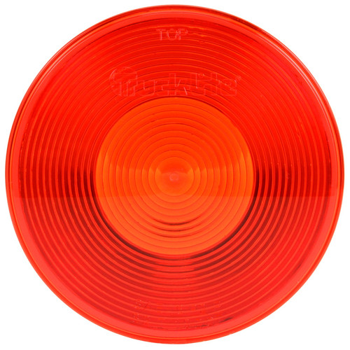 Truck-Lite 99008R - Round Red Polycarbonate Replacement Lens for Front And Rear Lighting, Fits Most 4 inch Lights, Snap-Fit