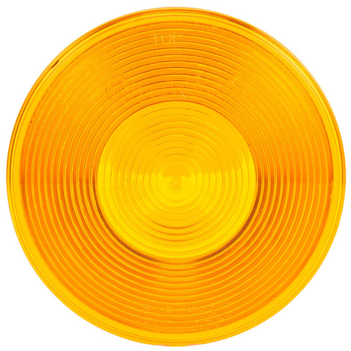 99008Y ROUND, YELLOW, POLYCARBONATE, REPLACEMENT LENS FOR FRONT, REAR LIGHTING (81300Y), MOST 4" LIGHTS, SNAP-FIT