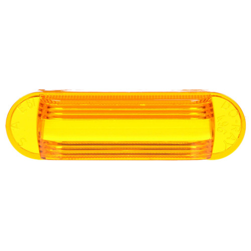 99050Y OVAL, YELLOW, POLYCARBONATE, REPLACEMENT LENS FOR DO-RAY LIGHTS, M/C LIGHTS (26312Y, 26317Y), SNAP-FIT