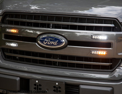 Buyers 8892201 - Ultra-Thin 5 Inch LED Strobe Light with 23 Flash Patterns, SAE J595 Class 1, IPX8 Waterproof