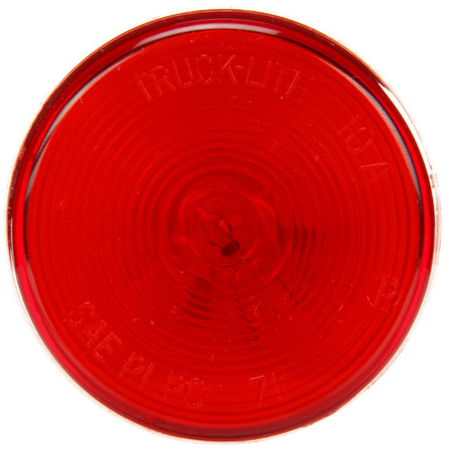 10202R 10 SERIES, INCANDESCENT, RED ROUND, 1 BULB, MARKER CLEARANCE LIGHT, PC, PL-10, 12V