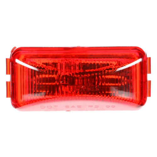 15250R 15 SERIES, LED, RED RECTANGULAR, 1 DIODE, MARKER CLEARANCE LIGHT, P3, PL-10, 12V