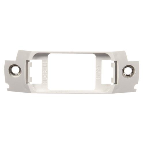 15412 15 SERIES, RAIL MOUNT, 15 SERIES LIGHTS, USED IN RECTANGULAR SHAPE LIGHTS, WHITE ABS, 2 SCREW BRACKET MOUNT, PL-10, STRIPPED END/RING TERMINAL, KIT