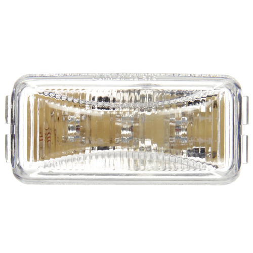1561A SIGNAL-STAT, LED, CLEAR/YELLOW RECTANGULAR, 3 DIODE, MARKER CLEARANCE LIGHT, P2, PL-10, 12V
