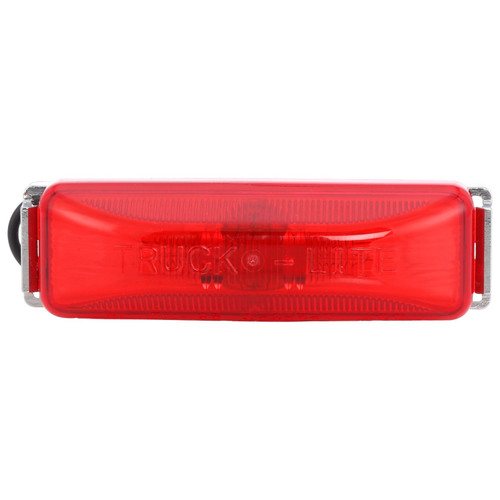 19009R 19 SERIES, BASE MOUNT, INCANDESCENT, RED RECTANGULAR, 2 BULB, MARKER CLEARANCE LIGHT, PC, CHROME ABS 2 SCREW, HARDWIRED, STRIPPED END, 12V, KIT
