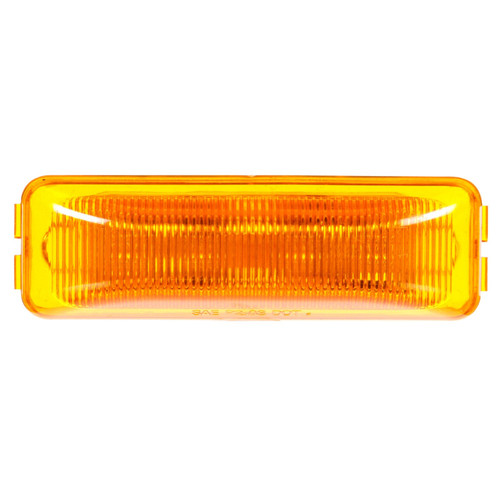 1960A SIGNAL-STAT, LED, YELLOW RECTANGULAR, 4 DIODE, MARKER CLEARANCE LIGHT, P2, 19 SERIES MALE PIN, 12V