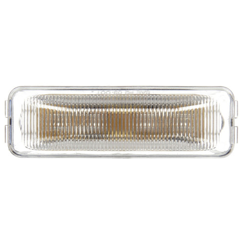 1961A SIGNAL-STAT, LED, CLEAR/YELLOW RECTANGULAR, 4 DIODE, MARKER CLEARANCE LIGHT, P2, 19 SERIES MALE PIN, 12V
