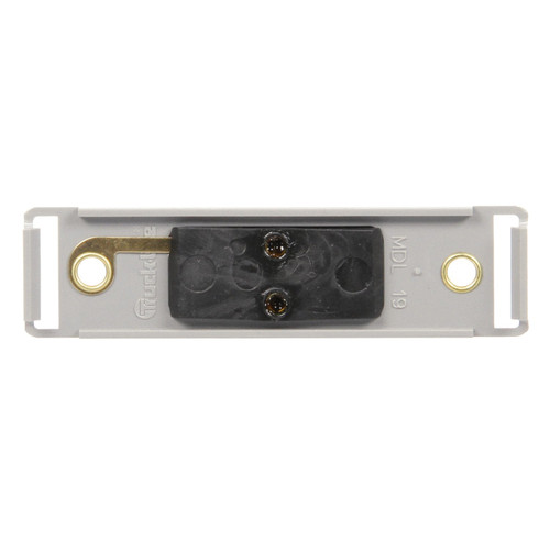 19720 19 SERIES, CLOSED BACK BRACKET MOUNT, 19 SERIES PRODUCTS, USED IN RECTANGULAR SHAPE LIGHTS, GRAY POLYCARBONATE, 2 SCREW BRACKET MOUNT