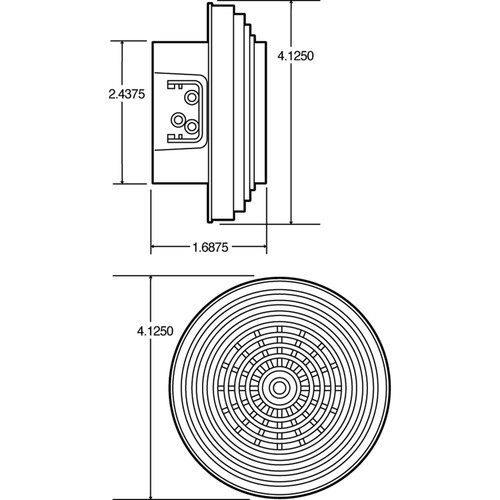 92916 4" ROUND BACK UP ALARM 97 DB