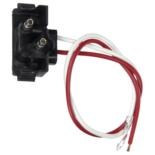 94992 STOP/TURN PLUG, 16 GAUGE GPT WIRE, RIGHT ANGLE PL-2, STRIPPED END/RING TERMINAL, 11 IN.