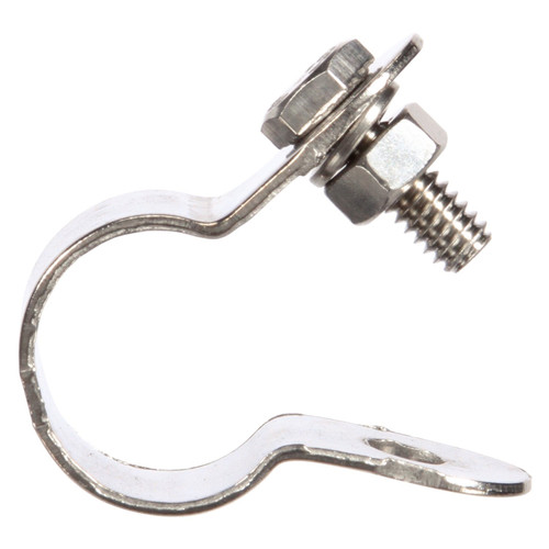 97732 0.75 X 1.75 IN., UNIVERSAL SIDE CLAMP, SILVER STEEL
