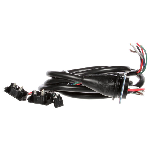 50208 50 SERIES, 3 PLUG, RH SIDE, 96 IN. MARKER CLEARANCE, STOP/TURN/TAIL HARNESS, W/ S/T/T, M/C BREAKOUT, 14 GAUGE, RIGHT ANGLE PL-3, PL-10, RING TERMINAL