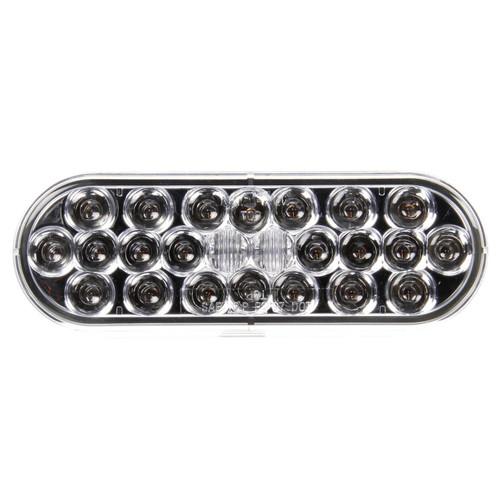 6051A AMBER LED 6" S/T/T CLEARLENS