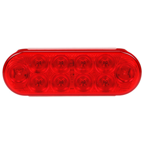 6058 MODEL 60 RED LED OVAL S/T/T