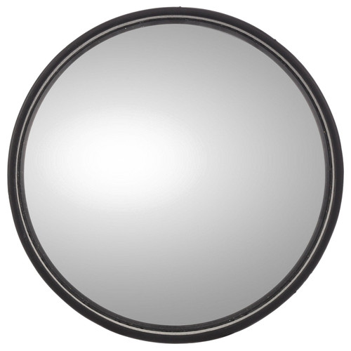 7039 SIGNAL-STAT, 3 IN., BLACK PLASTIC STICK-ON CONVEX MIRROR, ROUND, UNIVERSAL MOUNT