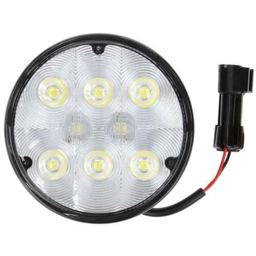 80240 4 IN. ROUND LED WORK LIGHT, BLACK, 8 DIODE, 500 LUMEN, DEUTSCH CONNECTOR, 12-36V