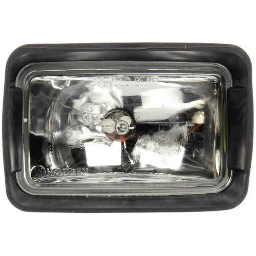 80397 80 SERIES, UNIVERSAL MOUNT 4X6 IN. RECTANGULAR HALOGEN SPOT LIGHT, BLACK, 1 BULB, LUMEN, STRIPPED END, 12V