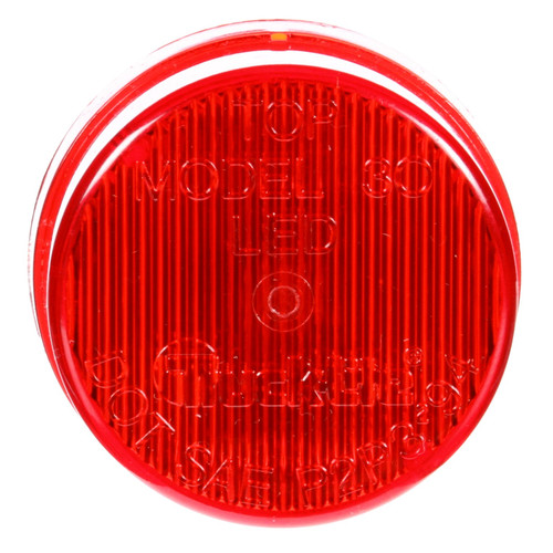 30050R 30 SERIES, LED, RED ROUND, 2 DIODE, MARKER CLEARANCE LIGHT, P3, BLACK PVC GROMMET MOUNT, FIT 'N FORGET M/C, FEMALE PL-10, 12V, KIT