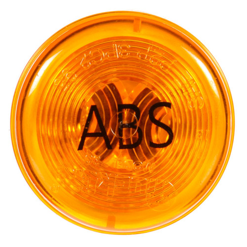 30257Y 30 SERIES, ABS, INCANDESCENT, YELLOW ROUND, 1 BULB, MARKER CLEARANCE LIGHT, PC, PL-10, 12V