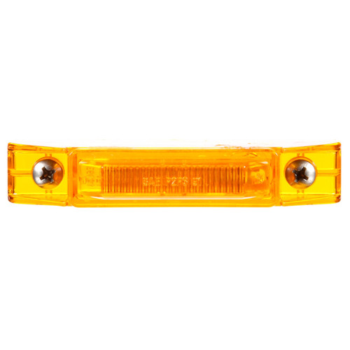 35001Y 35 SERIES, LED, YELLOW RECTANGULAR, 2 DIODE, MARKER CLEARANCE LIGHT, P2, 2 SCREW, FIT 'N FORGET M/C, .180 BULLET TERMINAL/RING TERMINAL, 12V, KIT