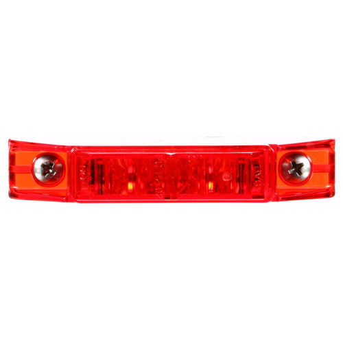 35375R 35 SERIES, LED, RED RECTANGULAR, 5 DIODE, MARKER CLEARANCE LIGHT, PC, 2 SCREW, FIT 'N FORGET M/C, 12V
