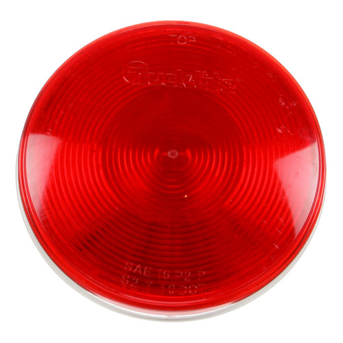 40209R 40 SERIES, INCANDESCENT, RED, ROUND, 1 BULB, STOP/TURN/TAIL, PL-3, 24V