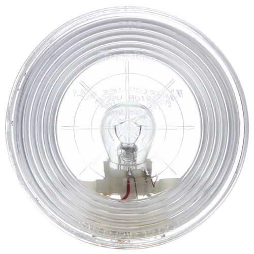 40211 40 SERIES, INCANDESCENT, 1 BULB, ROUND CLEAR, DOME LIGHT, PL-2, 12V, KIT
