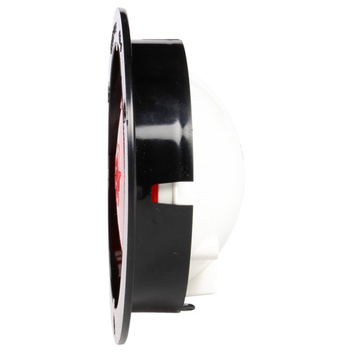 Truck-Lite 40259R - Super 40 Incandescent Red Round Stop Turn Tail Light with Black Flange Mount and PL-3 Connector, 12V