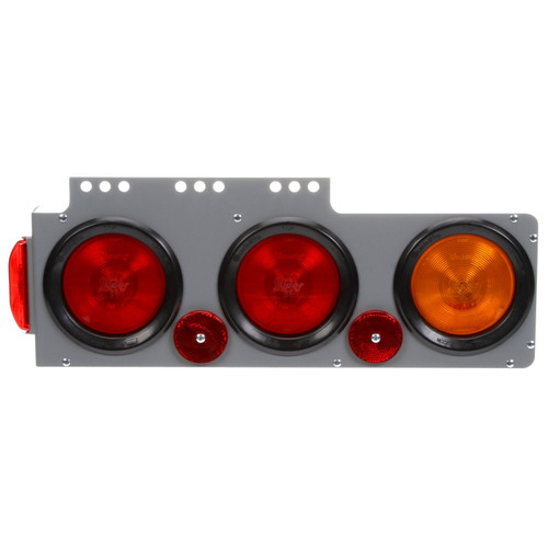 Truck-Lite 40762 - 40 Series Incandescent Stop/Turn/Tail Light Module with Side Marker, Left Hand Side, Black PVC, 12V