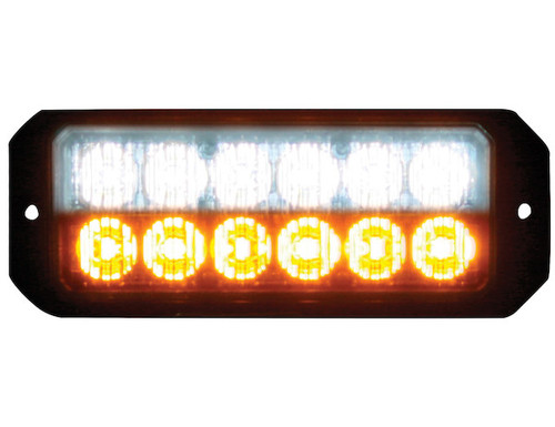 8891702 5" LED AMBER/CLEAR STROBE SU