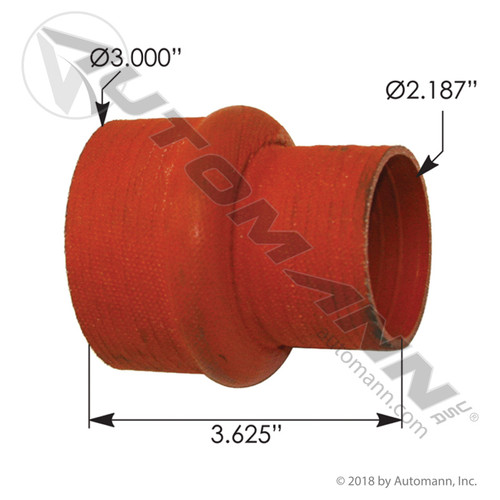 561.143225 CAC HOSE HUMP HOSE REDUCER HOT SIDE IH NAVISTAR