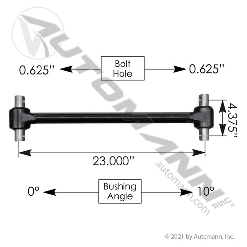 TMRN945 HENDRICKSON TORQUE ROD NARROW 23"