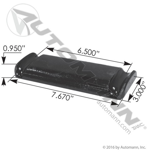 MFL4631 FREIGHTLINER U BOLT TOP PLATE