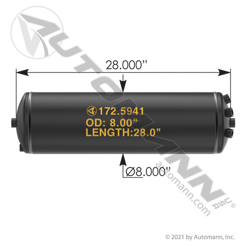 172.5941 KW KENWORTH AIR TANK