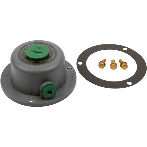 1627 HUB CAP W/ PIPE PLUG PLASTIC