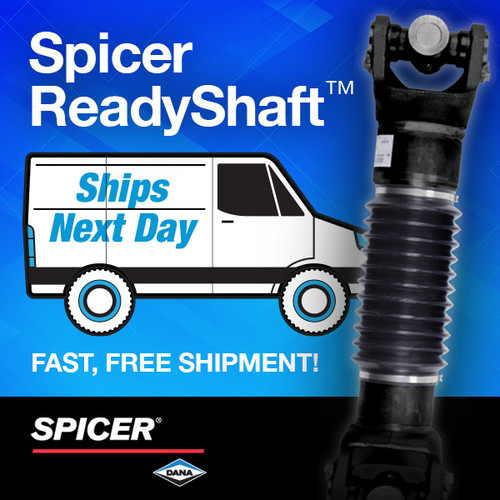 Spicer 170IA55013C-130MR - ReadyShaft Drive Shaft, 170 Series, New, Black