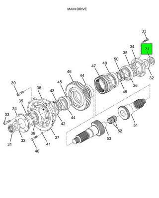 Omsi 20470126 - Lock Nut