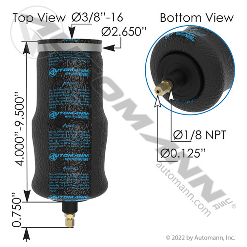 ポン ABSZ70-060 VOLVO WESTERN STAR CAB AIR BAG AIR SPRING